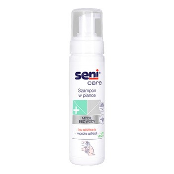 Seni Care, szampon w piance do mycia włosów bez użycia wody, 200 ml