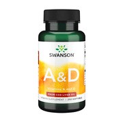 Swanson Witamina A&D, kapsułki, 250 szt.