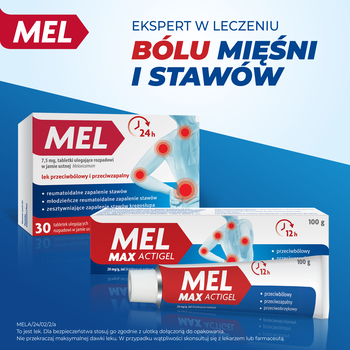 Mel Max Actigel, 20 mg/g, żel, 100 g