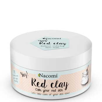 Nacomi, czerwona glinka, maska rozjaśniająca, 100 ml