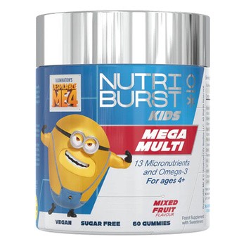 Nutriburst Mega Multi, żelki, smak owocowy, 60 szt.