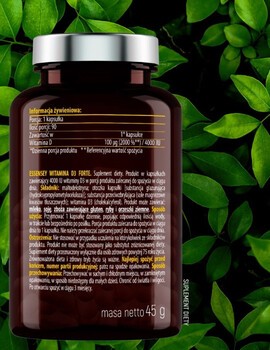 Essensey Witamina D3 Forte, kapsułki, 90 szt.