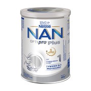 Nestle Nan Optipro Plus 1, 5 HMO, mleko początkowe dla niemowląt od urodzenia, 400 g