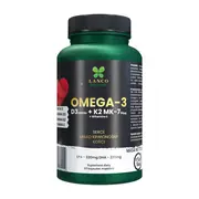 Lanco Nutritions Omega 3 + D3 + K2 MK-7, kapsułki, 60 szt.