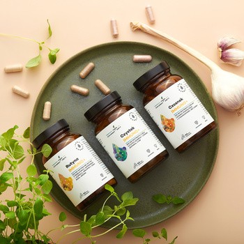 Aura Herbals Czosnek Immuno+, kapsułki, 60 szt.