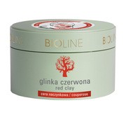 Bioline, glinka czerwona, cera naczynkowa, 150 g