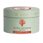 Bioline, glinka czerwona, cera naczynkowa, 150 g