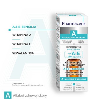 Pharmaceris A E-Sensilix, regenerujący duo koncentrat vit.A&E w 30% skwalanie, 30 ml