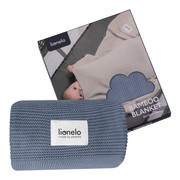 Lionelo, Kocyk bambusowy, niebieski, 1 szt.