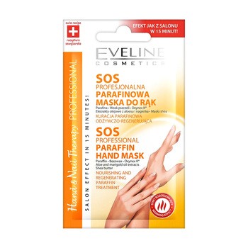 Eveline Hand&Nail Therapy, parafinowa maska do rąk, 7 ml