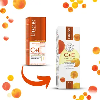 Lirene Dermoprogram C+E Vitamin Energy, skoncentrowane StimuSerum, 30 ml