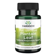 Swanson Full Spectrum Plantain Leaf, kapsułki, 60 szt.