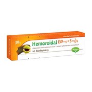 Hemoroidal, (50 mg+5 mg)/g, żel doodbytniczy, 30 g
