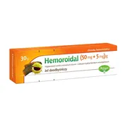 Hemoroidal, (50 mg+5 mg)/g, żel doodbytniczy, 30 g