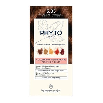 Phyto Color, farba do włosów, 5.35 złoty mahoń, 1 opakowanie