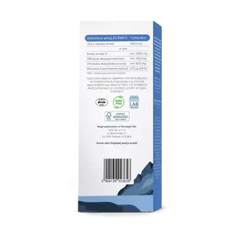 Osavi, Tran norweski 1000 mg Omega 3, olej, smak cytryna-mięta, 500 ml