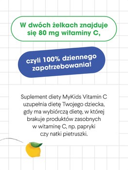 MyKids Vitamin C, żelki, 60 szt.