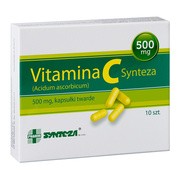 Vitamina C Synteza, 500 mg, kapsułki twarde, 10 szt.
