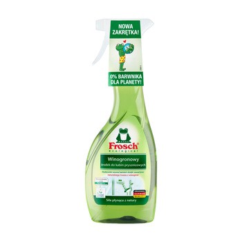 Frosch, środek do kabin prysznicowych, winogronowy, 500 ml