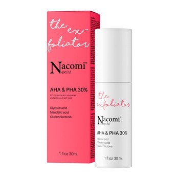 Nacomi Next LVL, peeling kwasowy AHA i PHA 30%, 30 ml