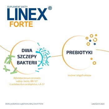 Linex Forte, kapsułki., 28 szt.