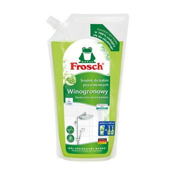 Frosch, środek do kabin prysznicowych, winogronowy, zapas, 1 L
