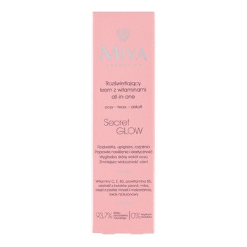 Miya Cosmetics SecretGLOW, rozświetlający krem z witaminami all-in-one, 30 ml