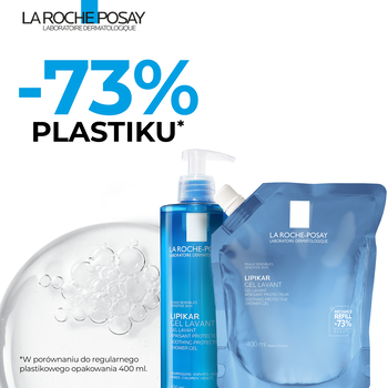 La Roche-Posay, Lipikar Gel Lavant, żel myjąco-kojący, refill, 400 ml