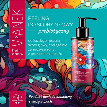 Sylveco Vianek, prebiotyczny peeling kwasowy do skóry głowy, 150 g