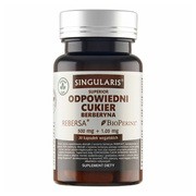 Singularis Superior Odpowiedni cukier berberyna, kapsułki, 30 szt.