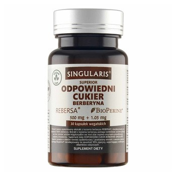 Singularis Superior Odpowiedni cukier berberyna, kapsułki, 30 szt.