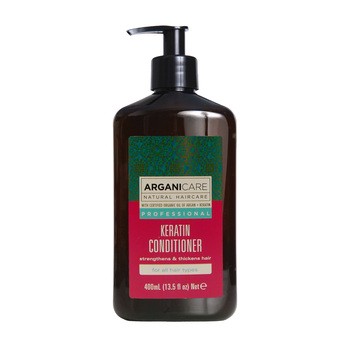 Arganicare Keratin, odżywka odbudowująca do włosów, 400 ml