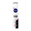 Nivea Invisible Clear Black & White, antyperspirant, spray, 250 ml