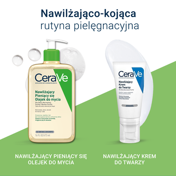 CeraVe, nawilżający pieniący się olejek do mycia, 473 ml