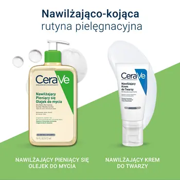 CeraVe, nawilżający pieniący się olejek do mycia, 473 ml