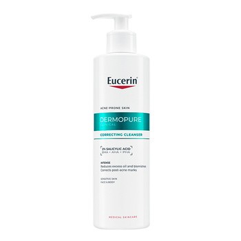 Eucerin Dermopure Clinical, żel redukujący niedoskonałości do twarzy i ciała, 400 ml