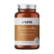 Uns Kozieradka + Bioperine, kapsułki, 90 szt.