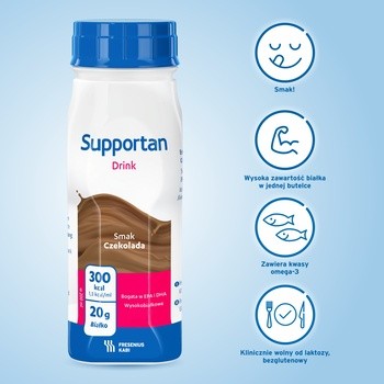 Supportan Drink o smaku czekolady, 4 x 200 ml