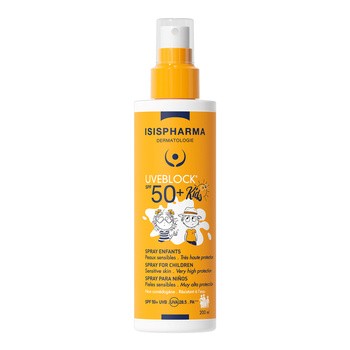ISISPHARMA UVEBLOCK SPRAY KIDS SPF 50+, spray dla dzieci, 200ml
