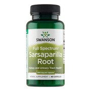 Swanson Sarsaparilla root (Kolcorośl sarsaparyla), kapsułki, 60 szt.