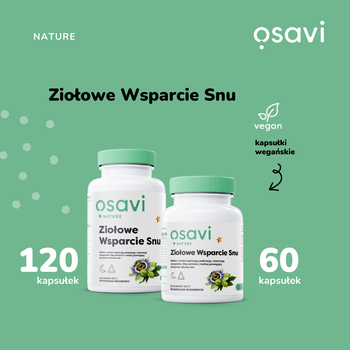 Osavi Ziołowe Wsparcie Snu, kapsułki, 60 szt.