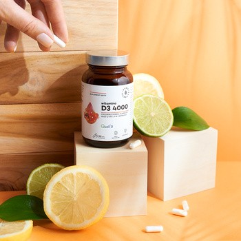 Aura Herbals Witamina D3 4000 IU, kapsułki, 90 szt.