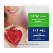 Zestaw Hyalmas, saszetki, 15 szt. + Artivit, fiolki z płynem, 30 ml x 15 szt.