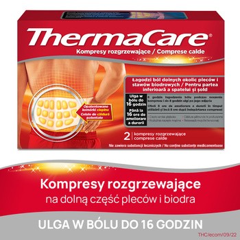 ThermaCare, kompresy rozgrzewające na plecy i biodra, 2 szt.