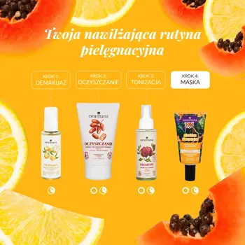 Orientana Hello Papaja, krem-maska rozjaśniająca, 40 ml