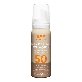 Evy Technology Daily Defence Face Mousse, pianka SPF50, 75 ml