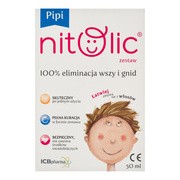 Pipi Nitolic, zestaw przeciw wszawicy,  50 ml