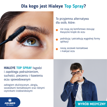 Hialeye Top Spray, spray do oczu, 17 ml