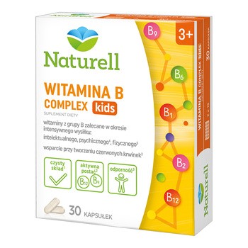 Naturell Witamina B Complex kids, kapsułki, 30 szt.