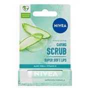 Nivea Caring Scrub, peeling do ust, Aloe Vera+Vit.E, 4,8g